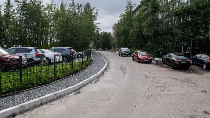 В Мурманске продолжается ремонт дорог на 26 объектах